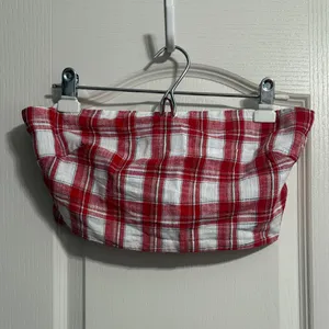 NWT Free People After You Red Plaid Crop Top Cottagecore Coastal Cowgirl thumbnail 2