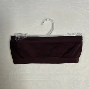 NORDSTROM Seamless Bandeau Bra Top M/L Brown Nylon Spandex Comfort Fit‎ thumbnail 5