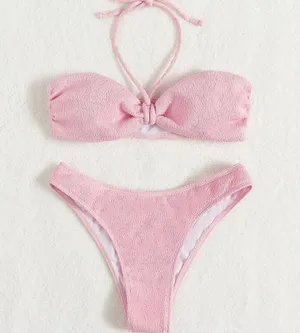 Pink Bikini Set Shein thumbnail 1