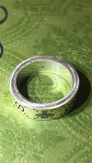 Gucci GG Signature Bee 6MM Silver 925 Semi Shiny Ring thumbnail 6