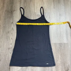 Abercrombie & Fitch Long Tank Navy XS Stretchy Retro thumbnail 7