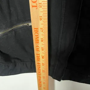 Y2K‎ Black Utility Vest Women's XL Quilted Pockets Zippers Gothic Grunge thumbnail 6