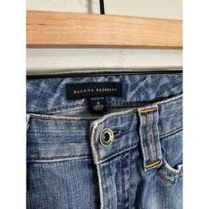 Banana Republic Womens Vintage 2005 Y2K Low‎ Rise Cropped Jeans Blue Size 6 thumbnail 3