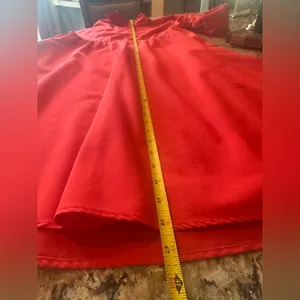 Vintage 1980’s Shirt Dress MC II SQUARED Hy-Tea Wide Red Belt Size Large XL thumbnail 14