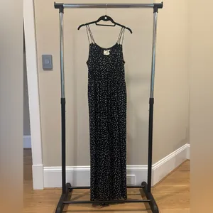 Anthropologie Maeve Finley Polka Dot Wide Leg Jumpsuit | Size 14 thumbnail 7