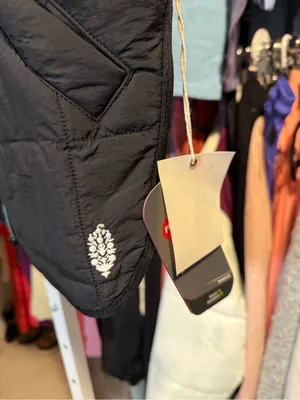Free people movement pippa puffer packable vest black $148 xsmall thumbnail 4
