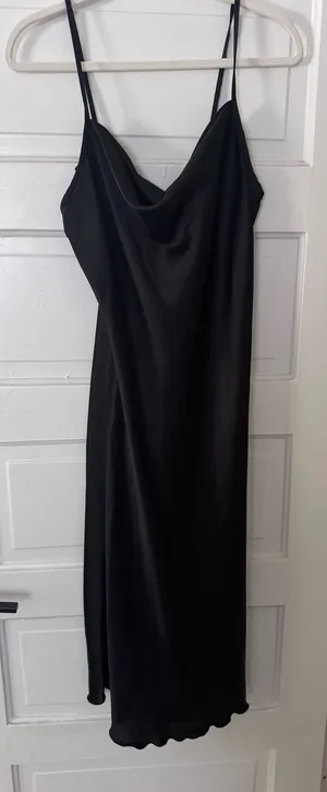 Bebe Silk Cowl Neck Dress thumbnail 1