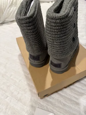 UGG Cardy Knit Boots Classic Grey thumbnail 4
