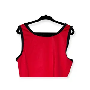 GK Elite Gymnastics 𖤐 Classic Training Leotard 𖤐 Red + Black Strap Detail 𖤐 XS 𖤐 thumbnail 5