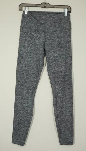Lululemon Size 8 Wunder Under High Rise Leggings Grey Space Dye 27" Inseam thumbnail 1
