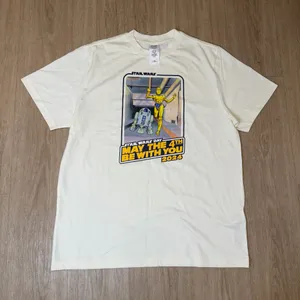 Size L - Star Wars Day May The 4th Be With You 2024 C-3PO R2-D2 T-Shirt thumbnail 1