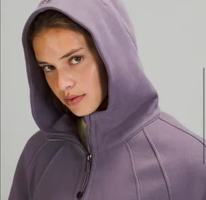 Lululemon Scuba Oversized 1/2 Zip Hoodie In dusky Lavender XS/S NWT thumbnail 4