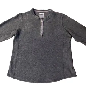 Duluth Trading Henley Womens M Used Gray 35052 thumbnail 4