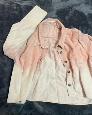 Cropped Ombré Jacket Pink thumbnail 1