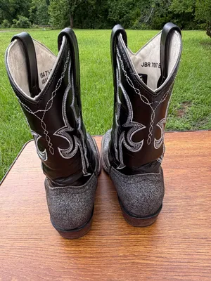J.B. Dillon Reserve Women’s 7.5B Cowboy Boots Hair-On Leather Western thumbnail 5