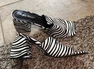 Zebra heels Black Size 8 thumbnail 1