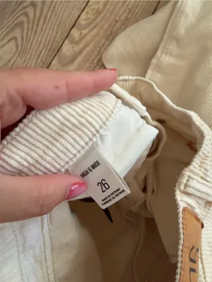 BDG High & Wide Corduroy Pants Size 26 thumbnail 4