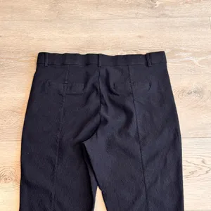 Mario Serrano Italy Black Ribbed Textured Straight‎ Leg Pants Womens Size 6 thumbnail 4