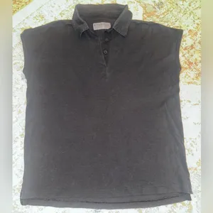 Figs pro collared black tee thumbnail 4