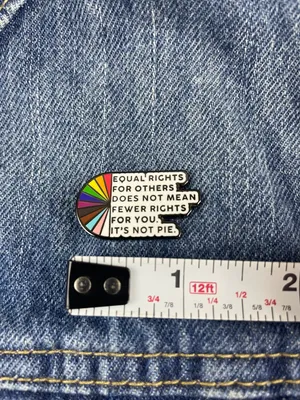 Equal Rights Enamel Pin Multiple thumbnail 2