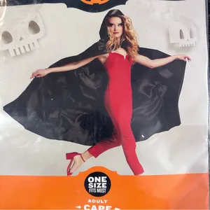 Hyde‎ And Eek Black Hooded Cape Unisex Adult Halloween Costume One Size New thumbnail 2