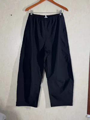 Offline by Aerie Nice Move Barrel Pants Pull On Lightweight in Black M Long thumbnail 4