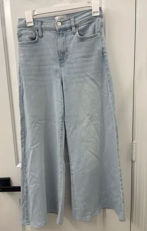 FRAME Le palazzo crop jean wide leg thumbnail 1