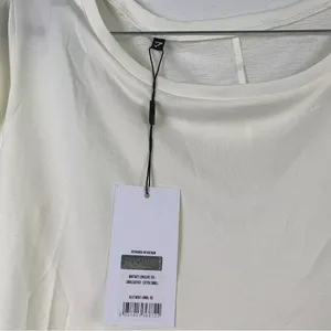 Gymshark Womens Whitney‎ Simmons Longline Lightweight Tee White XS NWT thumbnail 2