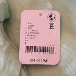 Free People Movement Crossover Set Large Pistachio Mint Athleisure Loungewear thumbnail 7