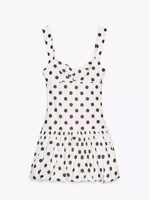 Zara Polka Dot Mini Dress thumbnail 17