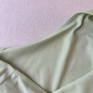Abercrombie & Fitch Traveler One Shoulder Romper Womens MT Green thumbnail 3