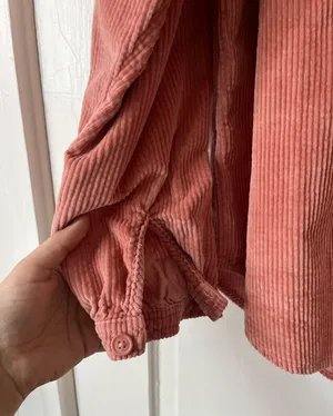 Pink Corduroy Button Up thumbnail 2