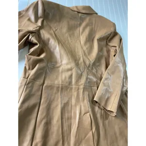 Express Camel Faux Leather Blazer Jacket Plus Size XL NWT Autumn Fall Staple thumbnail 10