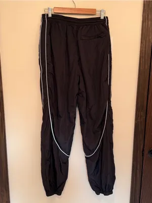 Urban Outfitters black high waisted wind pant joggers thumbnail 6