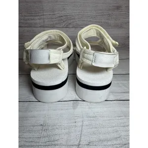 TEVA UNIVERSAL Mesh Brigth WHITE PLATFORM SANDALS SIZE USA  7 thumbnail 6