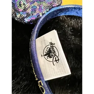 Disney Parks Gold Bow 50th Anniversary WDW Minnie Ears Jeweled Headband thumbnail 4