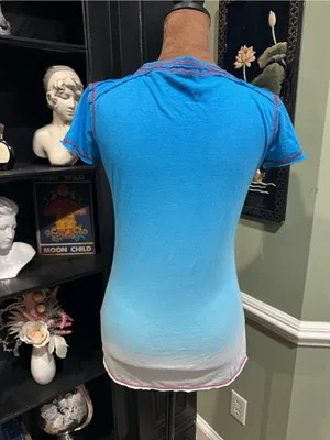 Panhandle Slim Broken Arrow Trading Co. Ombre Western Tee – Size Small thumbnail 9