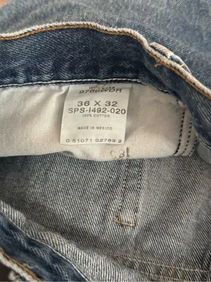 Wrangler Mens 36 Distressed Denim Cutoff Jorts Raw Hem Vintage Wash Shorts thumbnail 8
