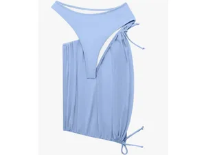 Zaful NEW 3 Piece Swimsuit Triangle Halter Thong Bikini Set Sheer Cover Up S thumbnail 7
