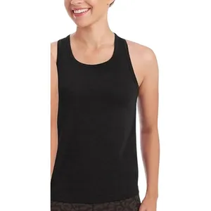 Members Mark Womens Tank Tops Size S Leopard/Black Semi Fitted Zen 2-Pack Sports thumbnail 4