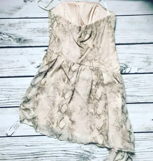 WINDSOR City Triangle Snake Animal Print Dress thumbnail 5