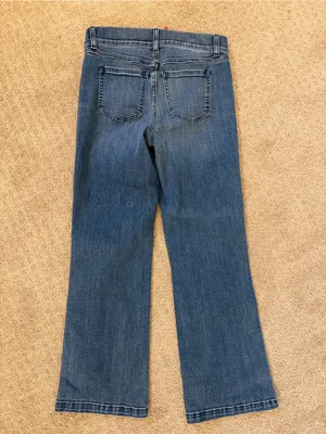 Spanx Classic High-Rise Crop Kick-Flare Jeans - Medium thumbnail 3