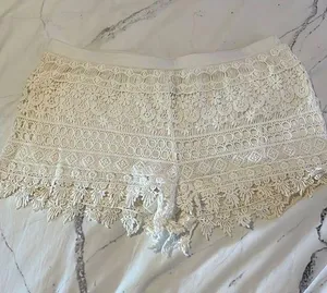 White Crochet Shorts from H&M thumbnail 1