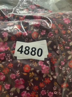 Old Navy Pink Floral Puff Sleeve Shirt Midi Dress XS Button Front Cottagecore thumbnail 7