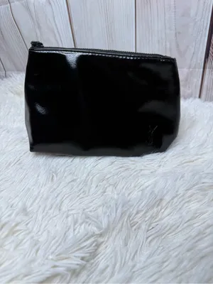 Yves Saint Laurent Beauté Black Cosmetic Makeup Bag Pouch YSL Beauty thumbnail 2