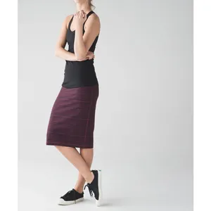 Lululemon Tube And From Skirt Cyber Red Grape Bordeaux Drama Size 6 thumbnail 7