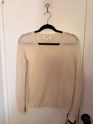 Nordstrom Cashmere V-Neck Sweater thumbnail 4