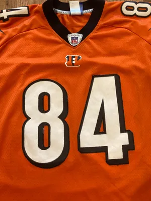Cincinnati Bengals TJ Houshmandzadeh Athletic Reebok Y2K Orange NFL Jersey thumbnail 4