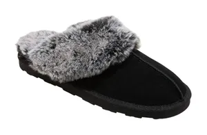NWT Stars Above Womens Chandra Scuff Slippers 88498519 Black 5M thumbnail 1