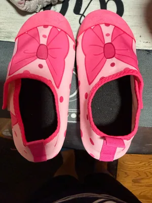 Girls Pink Bow Water Shoes thumbnail 3